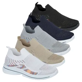 Appletini Ladies lightweight slip on leisure shoe Womens Comfort Breathable Trainers Sizes