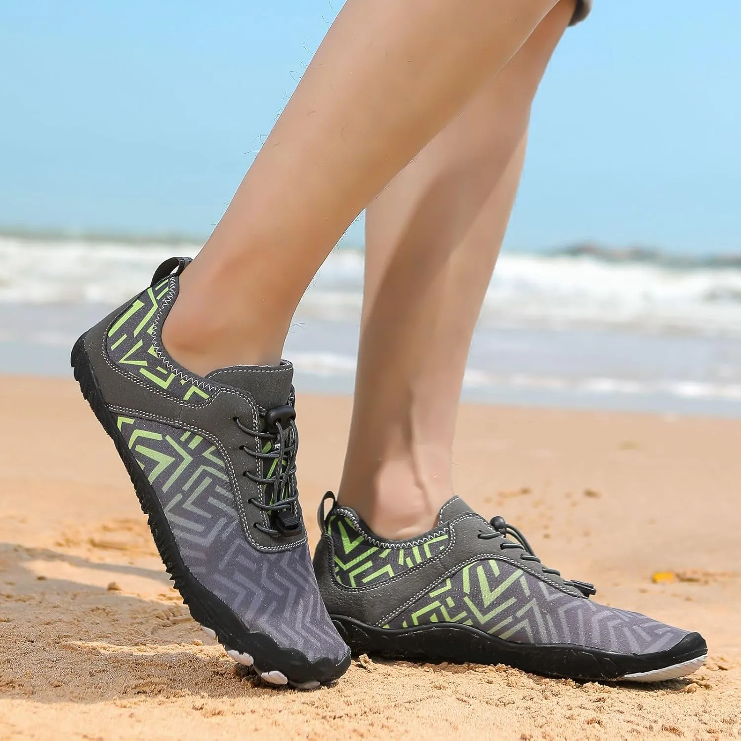 Barefoot Shoes for Women Men Athletic Sport Riding Sneakers Beach Swim Surf Water Shoes Footwear with Non-Slip Sole