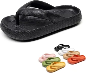 Cloudies Flip Flops for Women and Men, Summer Beach Cloud Pillow Slides EVA Comfy Bath Spa Walking Sandals