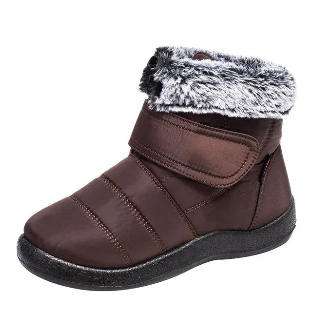 Cuzcare Orthopedic Winter Boots Warm Snow Ankle Waterproof Non Slip Boots For Women