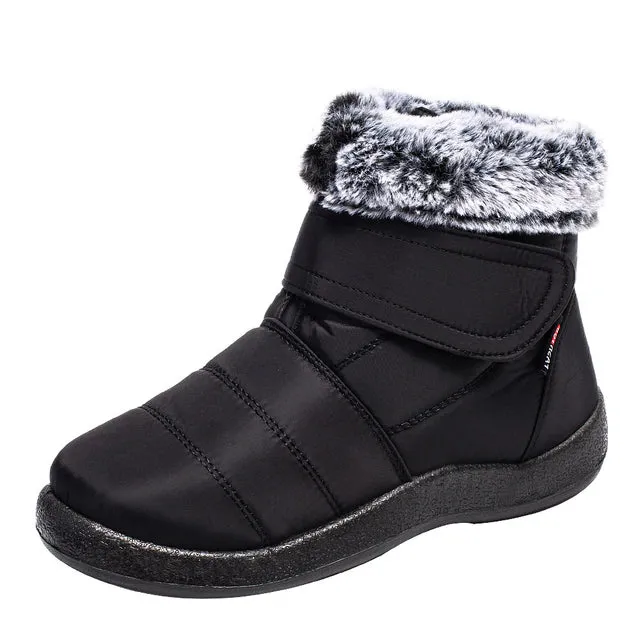 Cuzcare Orthopedic Winter Boots Warm Snow Ankle Waterproof Non Slip Boots For Women