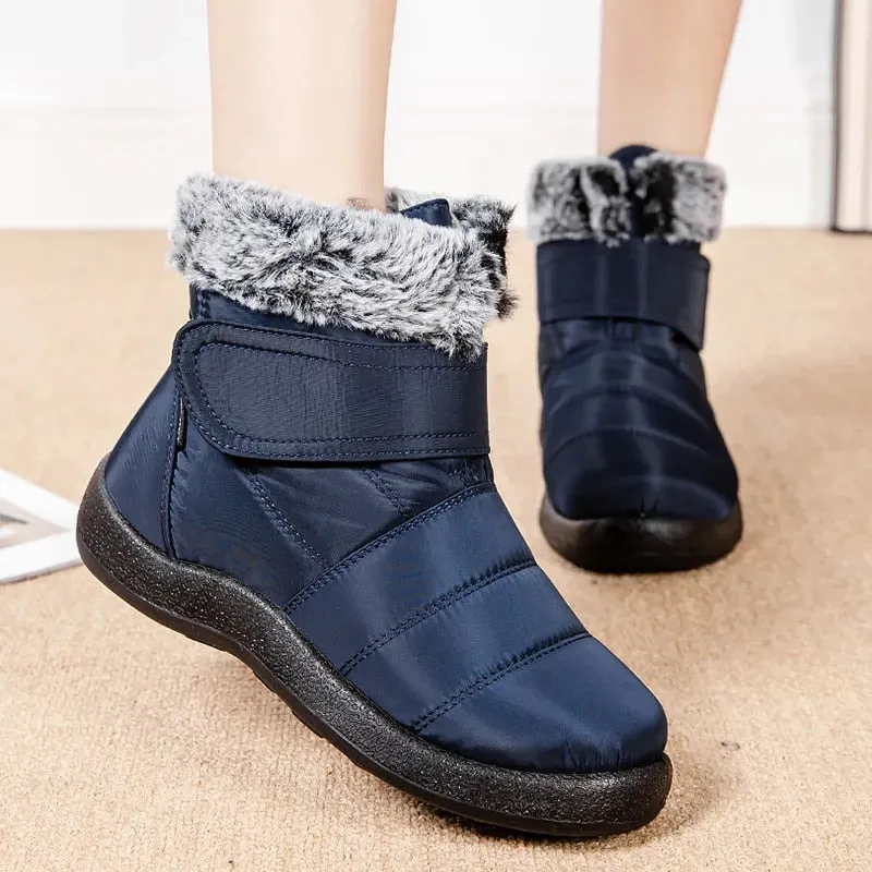 Cuzcare Orthopedic Winter Boots Warm Snow Ankle Waterproof Non Slip Boots For Women