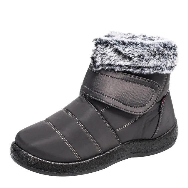 Cuzcare Orthopedic Winter Boots Warm Snow Ankle Waterproof Non Slip Boots For Women