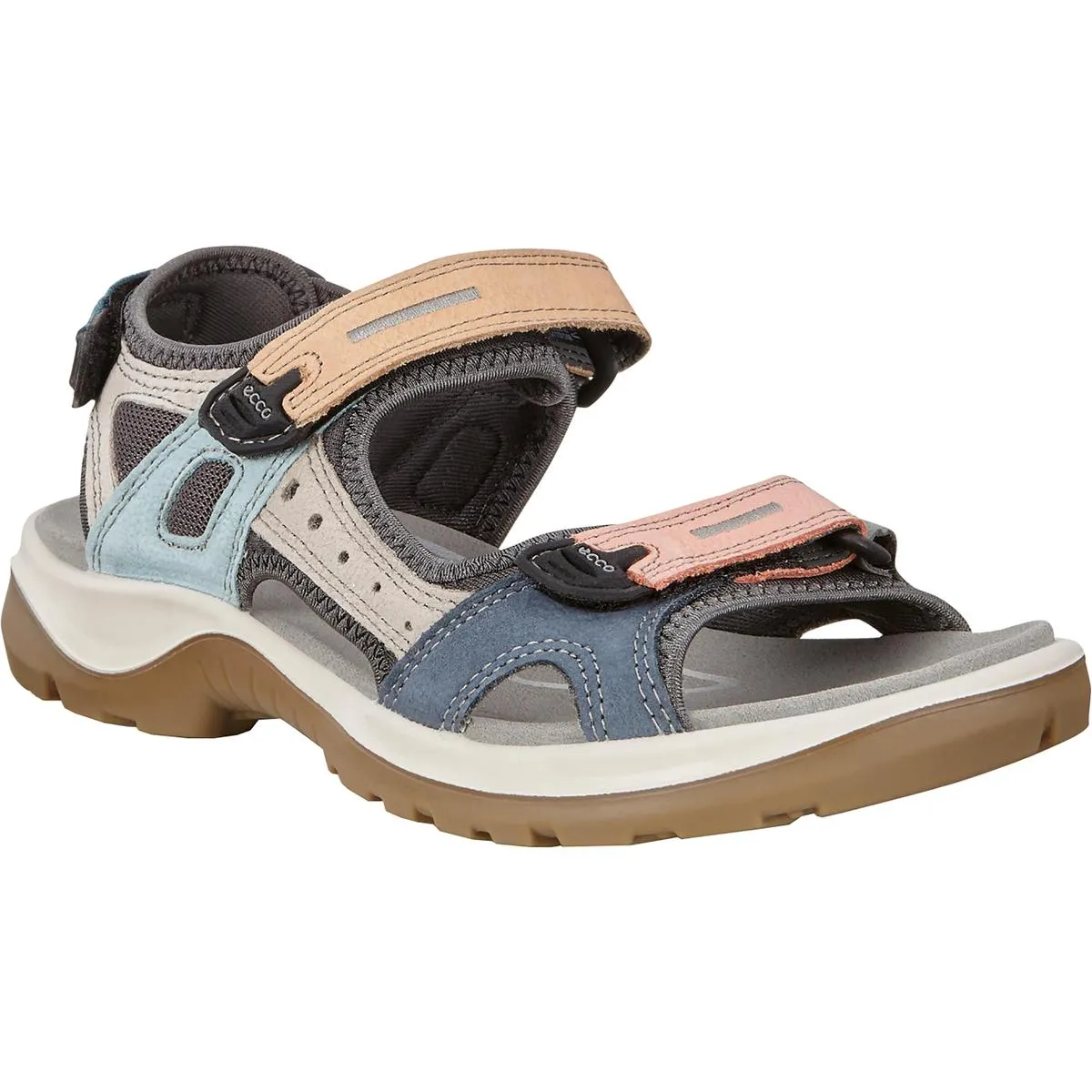 ECCO Womens Offroad Adjustable Strappy Sport Sandals