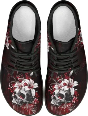 Forchrinse Dachshund on Leopard Print Chukka Boots for Men Leather Loafer Lace up Walking Shoes Lightweight Wide Toe Dress,US 6-14