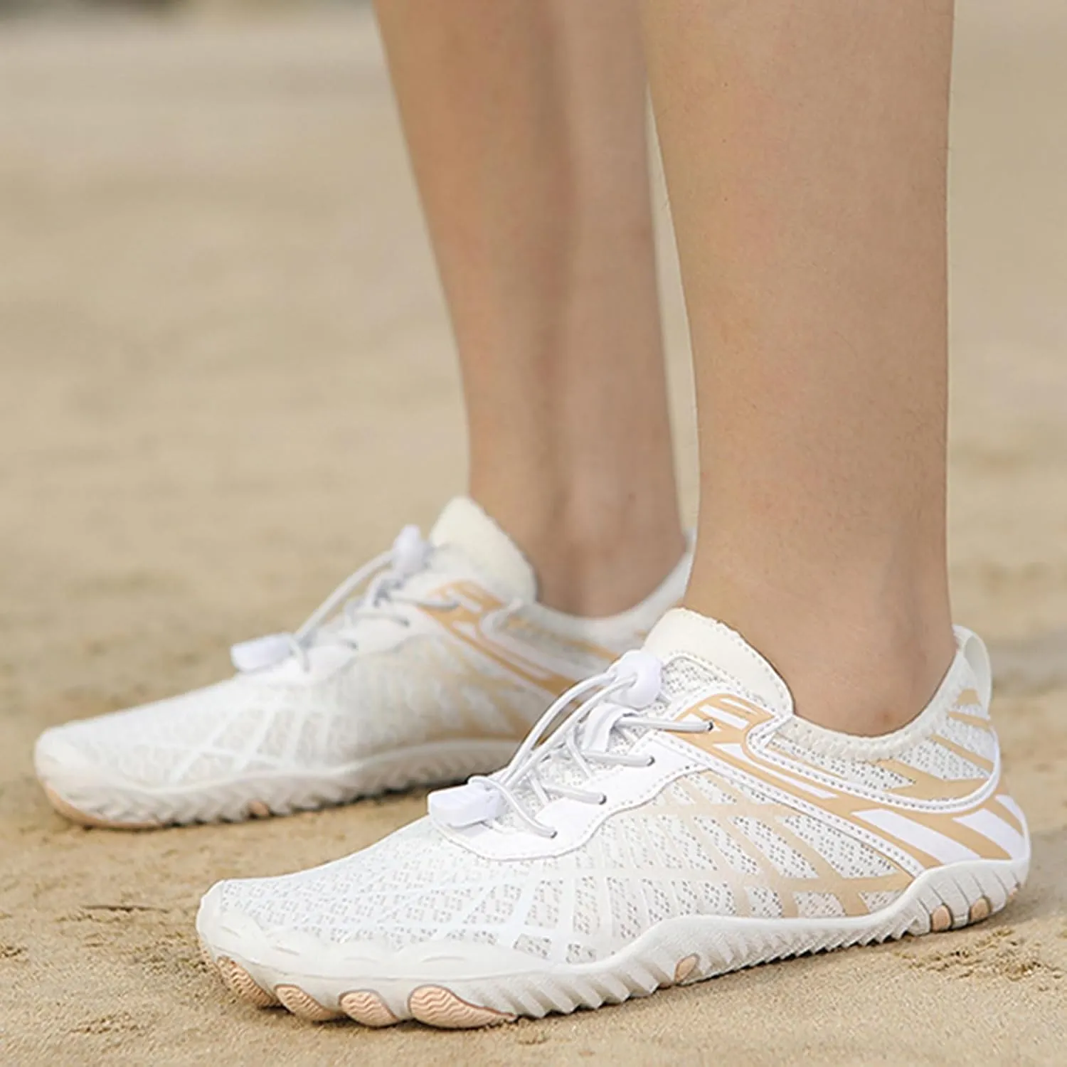Hike Barefoot Shoes Women Men Healthy & Non-Slip Quick Dry Wide Toe Athletic Footwear Running Hiking Pool Beach Water Shoes Breathable Lightweight Walking Sneakers Unisex