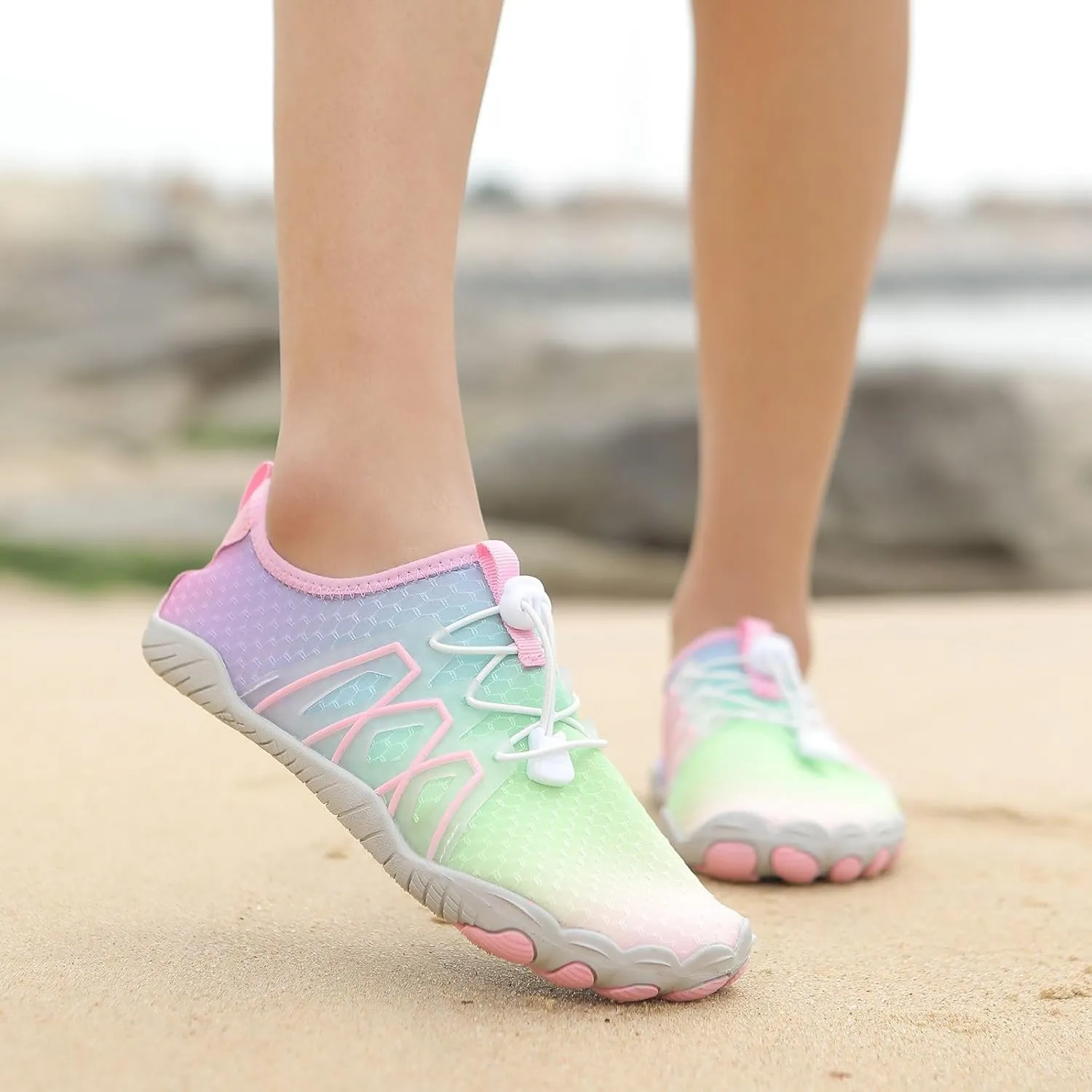 Hiking Shoes for Women Men Athletic Non Slip Water Shoes Lightweight Breathable Quick Dry Barefoot Shoes Unisex Grounded Footwear for Swimming Running Climbing Camping Surfing Riding Kayaking