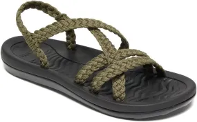 MEGNYA Women's Comfortable Walking Sandals with Arch Support, Athletic Hiking Sandals with Handmade Straps, Outdoor Soft Water Sandals for Beach Poolside Travel Camping