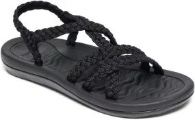 MEGNYA Women's Comfortable Walking Sandals with Arch Support, Athletic Hiking Sandals with Handmade Straps, Outdoor Soft Water Sandals for Beach Poolside Travel Camping