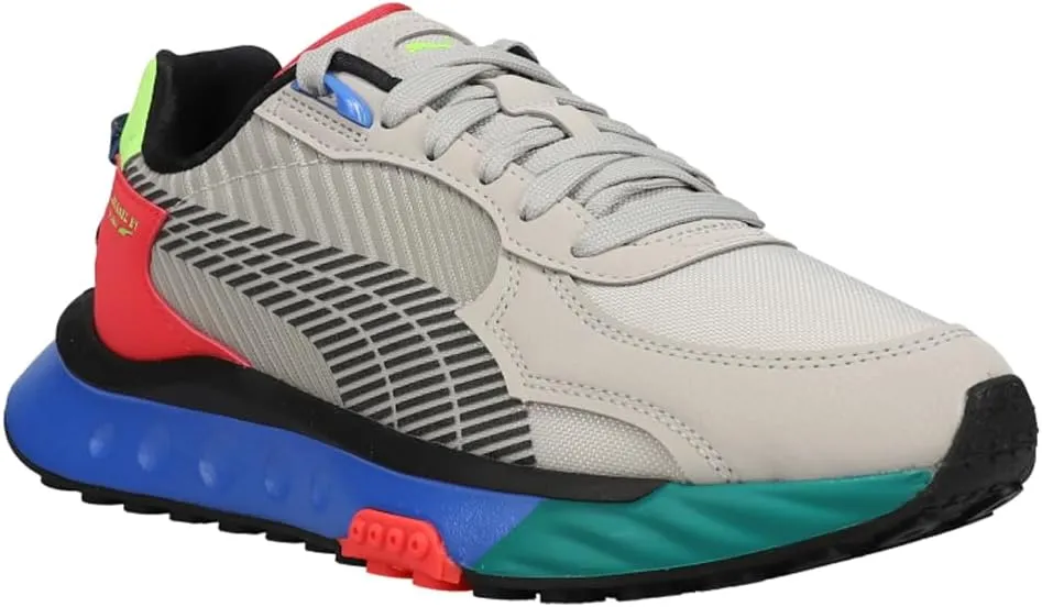 PUMA Kids Boys Wild Rider Dazed Sneakers Shoes Casual - Grey