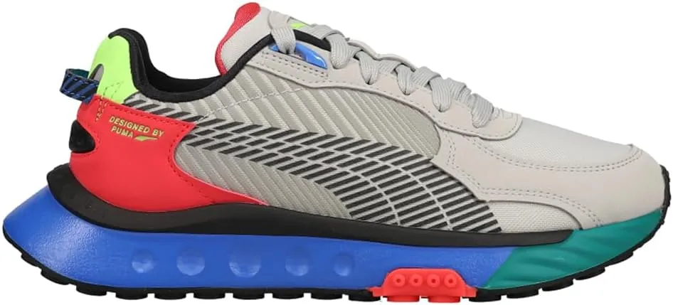 PUMA Kids Boys Wild Rider Dazed Sneakers Shoes Casual - Grey