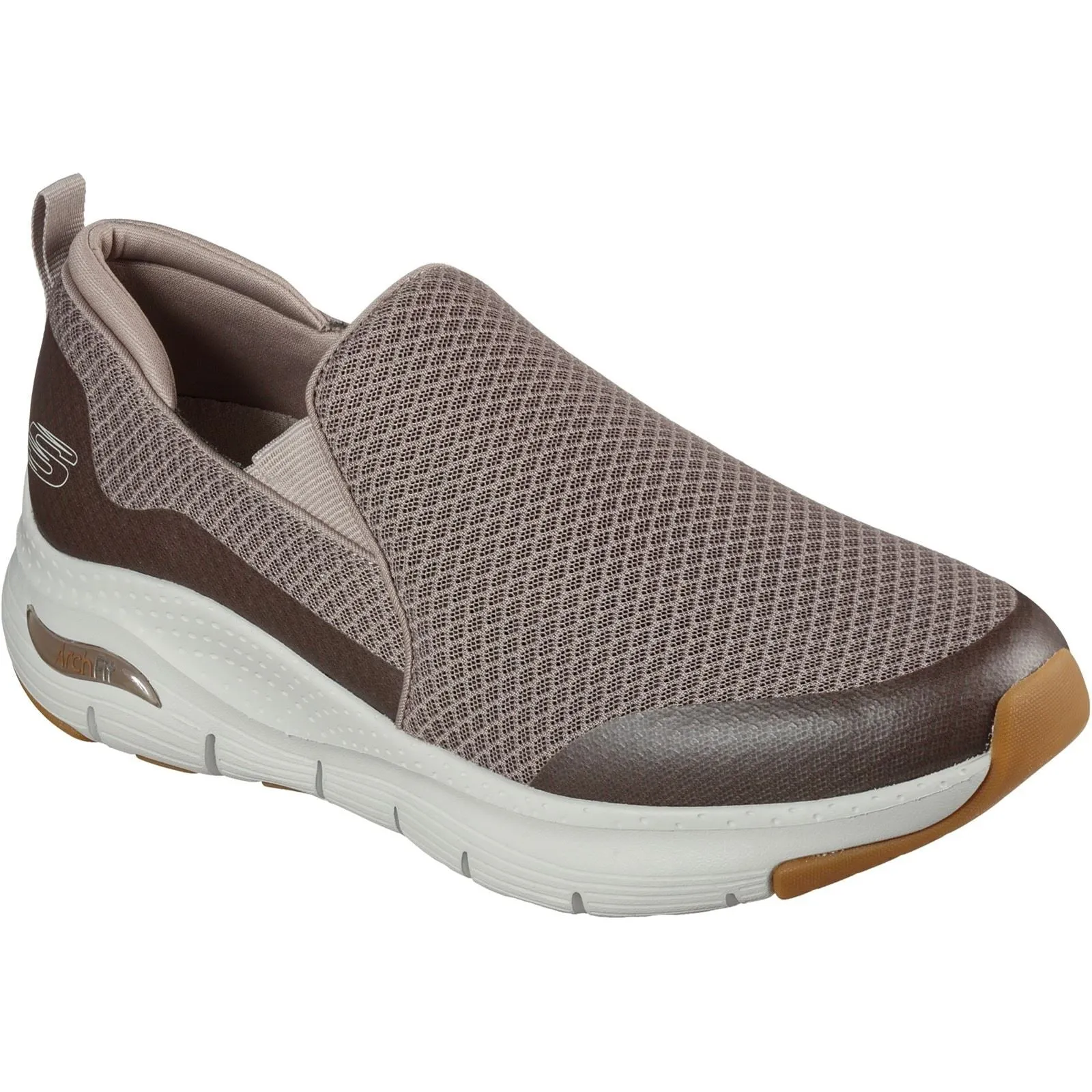 Skechers Arch Fit Banlin Slip On Sports Mens Sports in Taupe