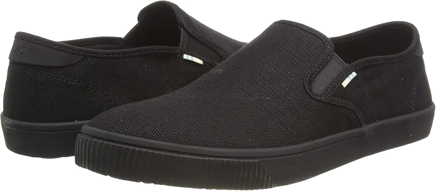 TOMS Mens Baja Slip On Sneakers Shoes Casual - White