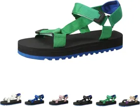 Walking Sandals Women Comfort Platform Summer Hook and Loop Open Toe Low Top Bottom Roman Style Fashion Foam Shoes