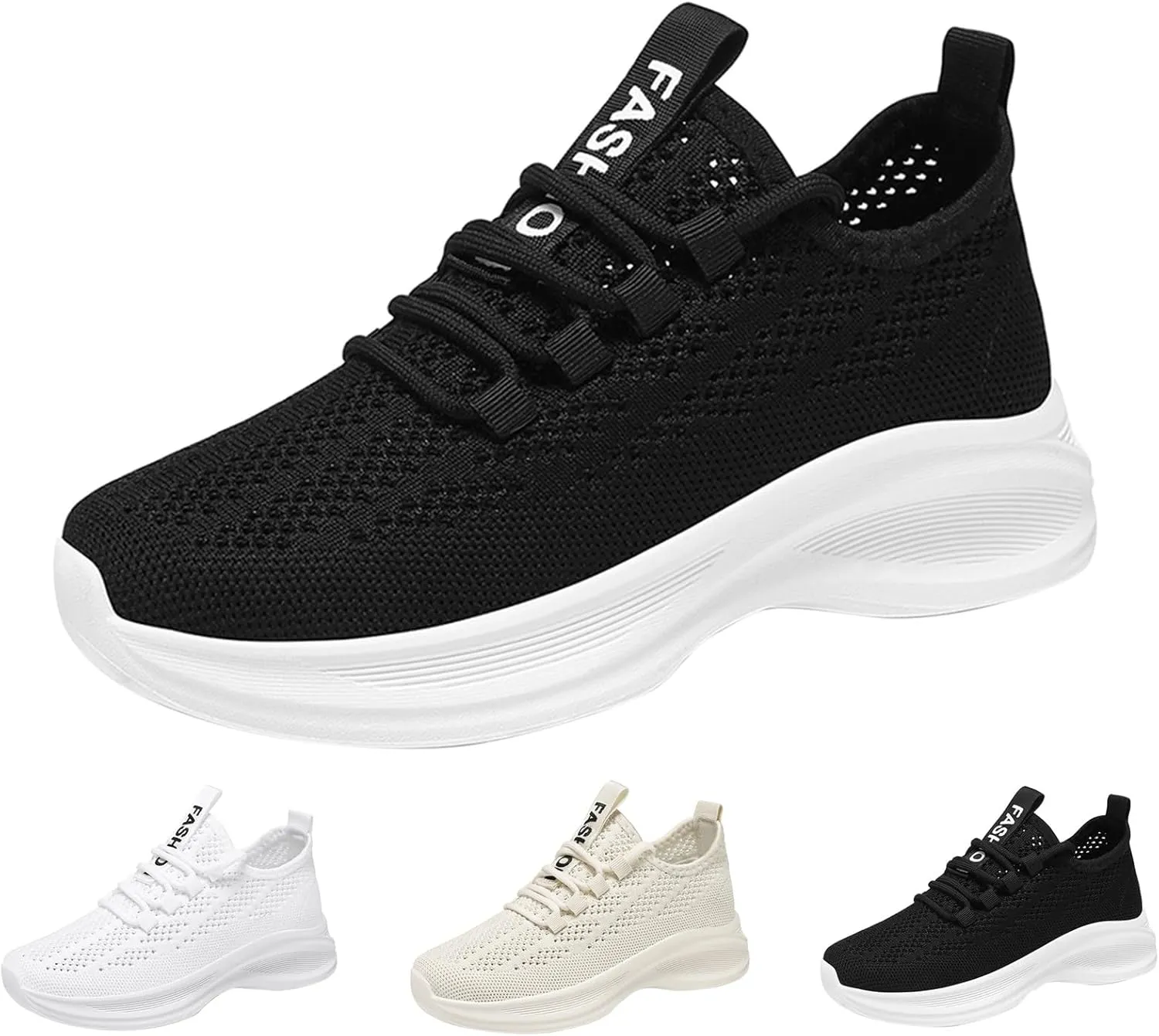 Women Walking Shoes Sock Sneakers Slip-On Breath Walking Shoes Women Jogging Men Casual Dress Shoes High Top Sneakers Steel Toe Tennis Shoe White Loafers