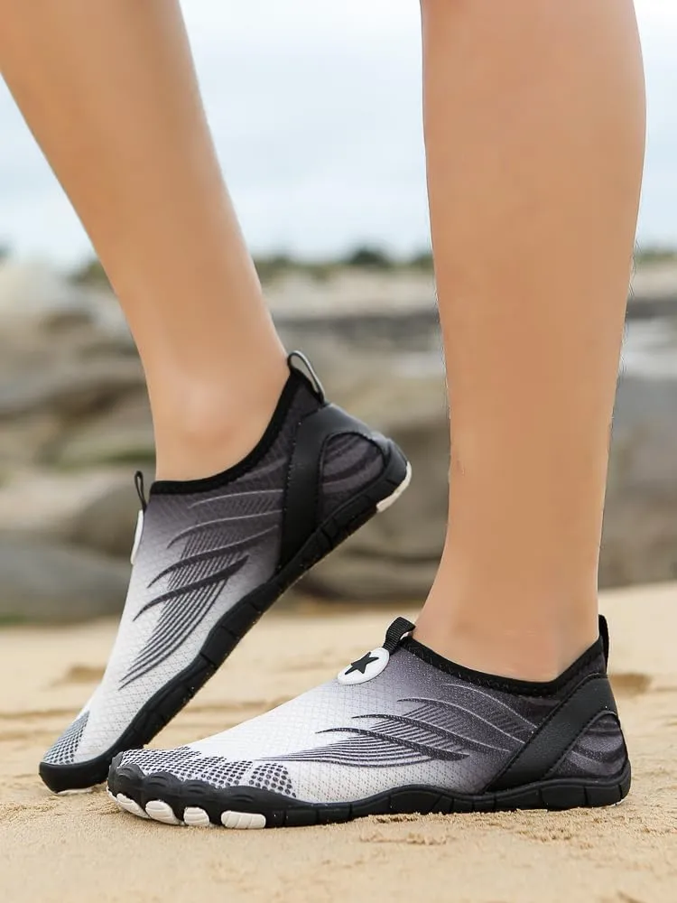 Womens Mens Water Shoes Quick Dry Non Slip Grounded Shoes for Women Men Wide Toe Box Barefoot Shoes Lightweight Breathable Hiking Footwear for Swimming Surfing Riding Climbing Camping Exercising