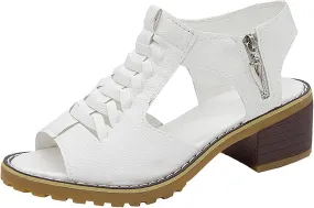 Womens Summer Wedge Sandals Peep Toe Cutout Zipper Chunky Heeled Sandals Comfy Orthotic Shoe Summer Casual Beach Sandal Cutout Ankle Strap Casual Beach Shoes